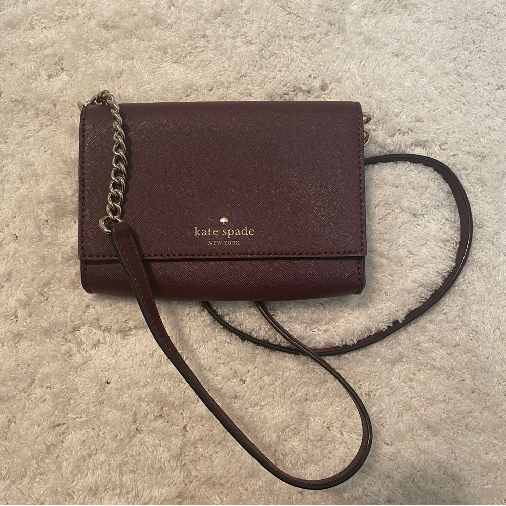 Kate Spade Brynn Leather Crossbody Bag - Picture 2 of 8